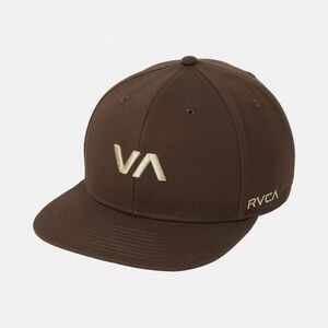 RVCA Brown Cap with Cream Logo